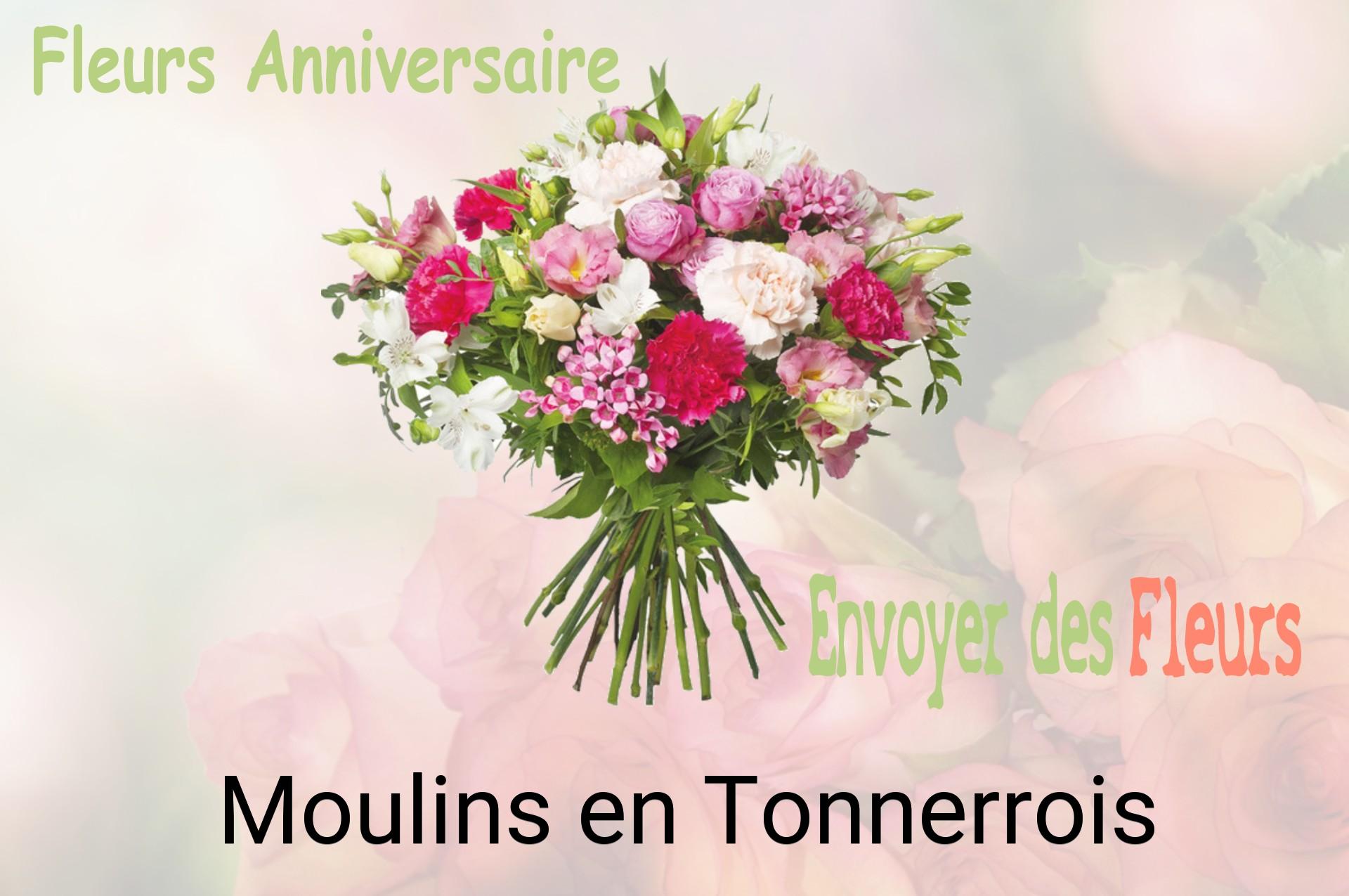 Bouquet de fleurs d’anniversaire livré à Moulins-en-Tonnerrois