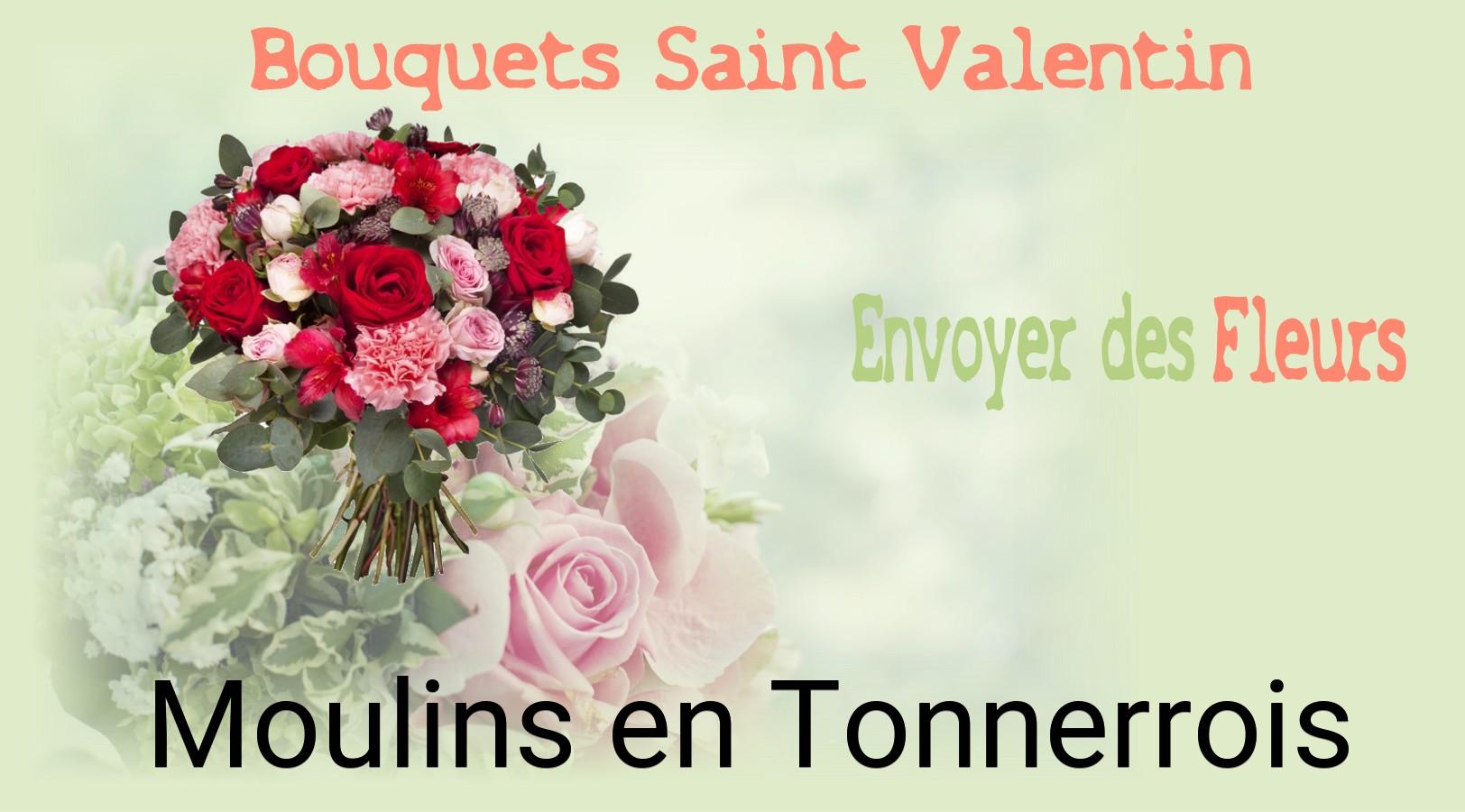 Roses de Saint-Valentin livrées à Moulins-en-Tonnerrois